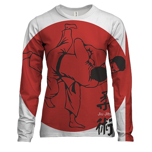 Женский 3D лонгслив Jiu Jitsu