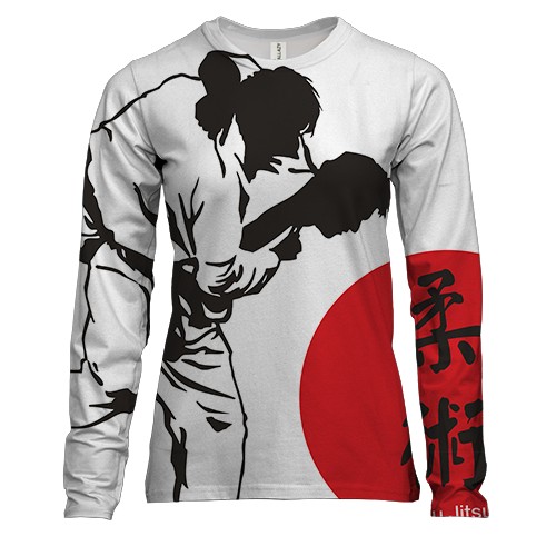 Женский 3D лонгслив Jiu Jitsu (2)