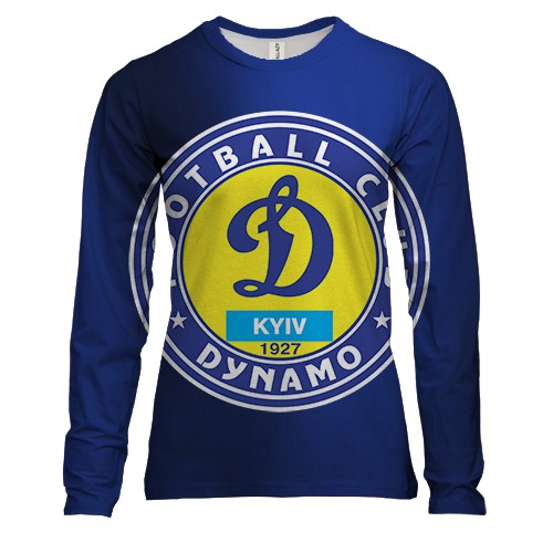 Женский 3D лонгслив Dynamo Kyiv