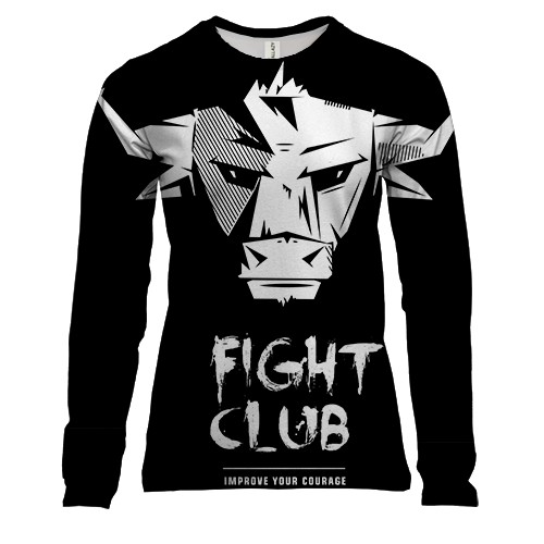 Женский 3D лонгслив Fight Club