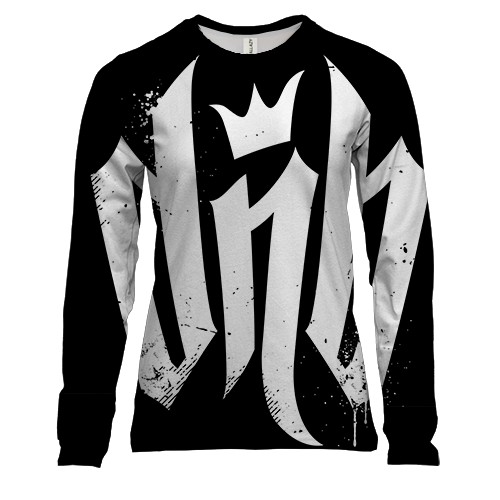 Женский 3D лонгслив Drum and bass