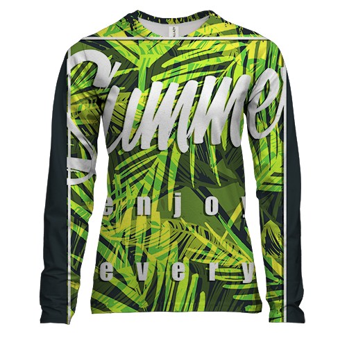 Жіночий 3D лонгслів Summer - enjoy every moment