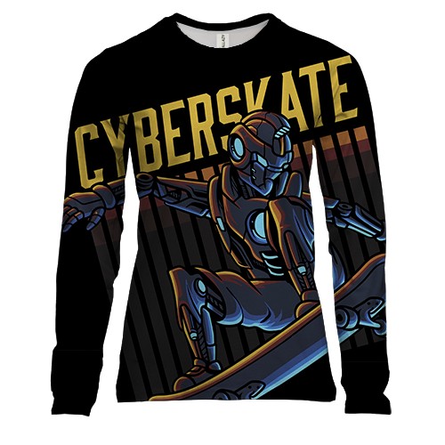 Жіночий 3D лонгслів Cyberskate