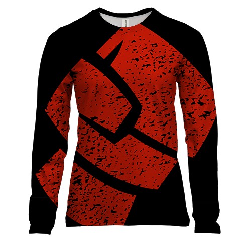 Женский 3D лонгслив с боксерской перчаткой