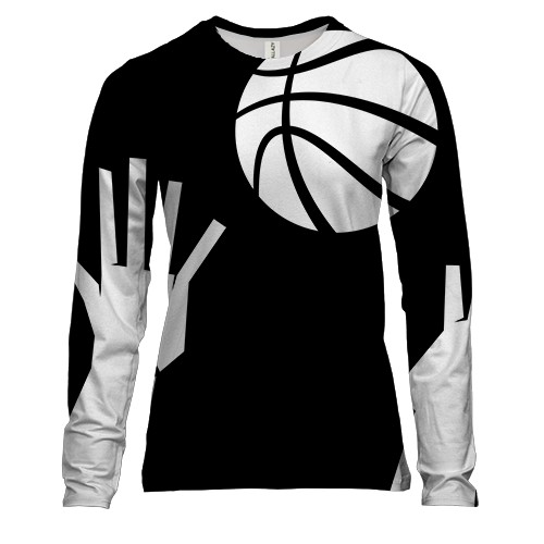 Жіночий 3D лонгслів Basketball hand