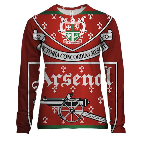 Жіночий 3D лонгслів Arsenal