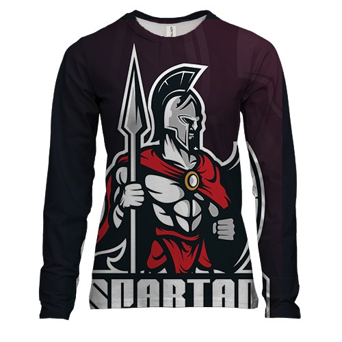 Женский 3D лонгслив Spartan