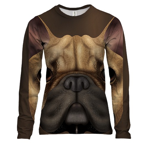 Жіночий 3D лонгслів з боксером