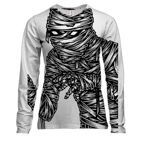 Женский 3D лонгслив с мумией