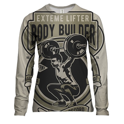 Женский 3D лонгслив Extreme lifting