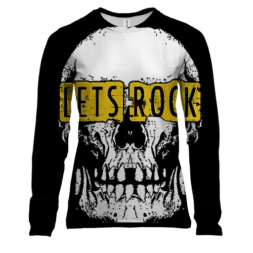 Жіночий 3D лонгслів Lets Rock