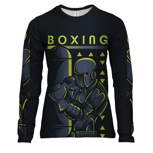 Женский 3D лонгслив Boxing estabilized