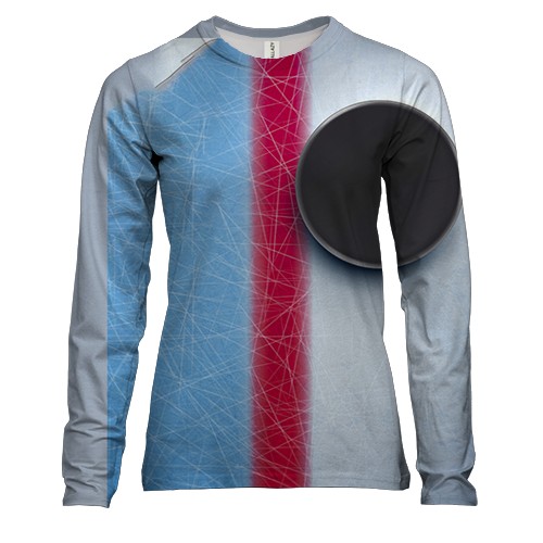 Женский 3D лонгслив Hockey Championship