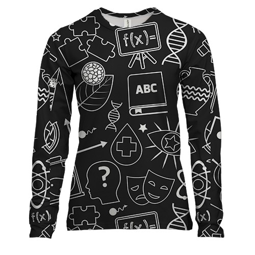 Жіночий 3D лонгслів Education