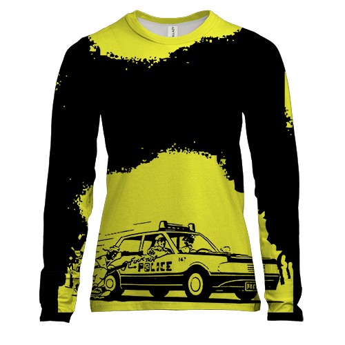 Жіночий 3D лонгслів F*ck The Police