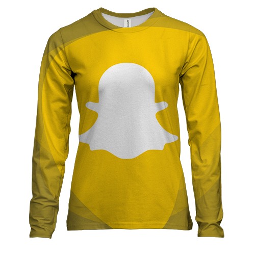 Женский 3D лонгслив с Snapchat