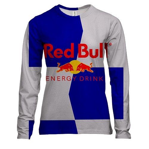 Жіночий 3D лонгслів Red Bull