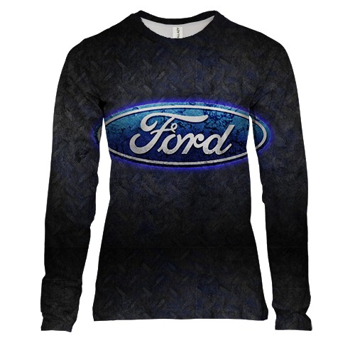 Женский 3D лонгслив с логотипом Ford