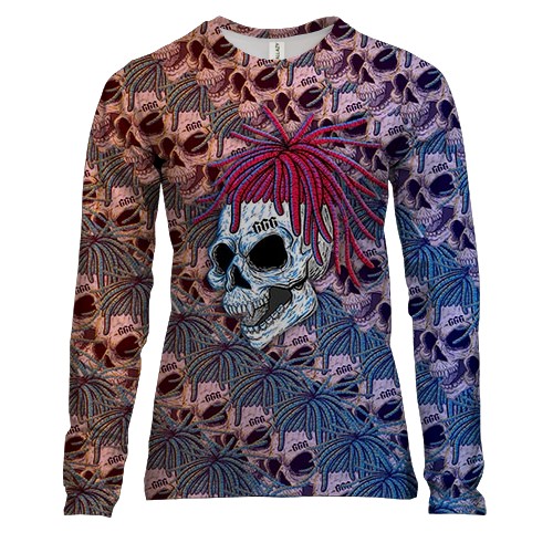 Женский 3D лонгслив с Моргенштерном