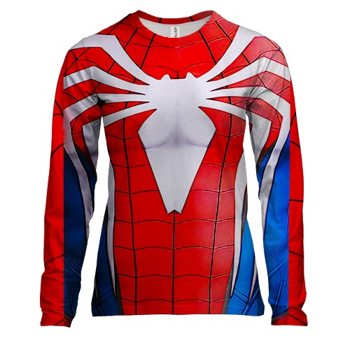 Жіночий 3D лонгслів з костюмом Людини Павука