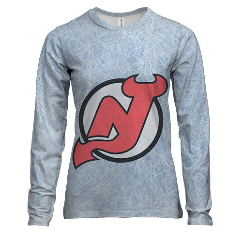 Женский 3D лонгслив New Jersey Devils