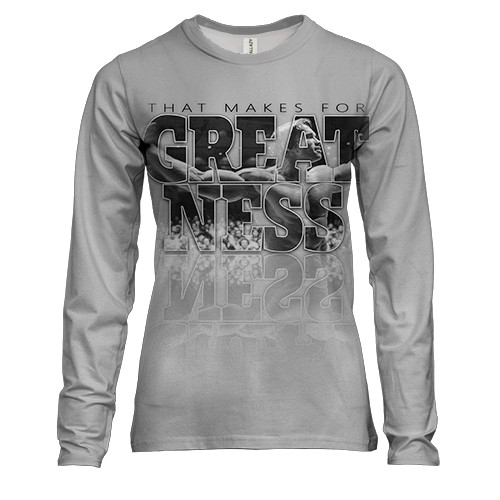 Женский 3D лонгслив Сделано для величайшего