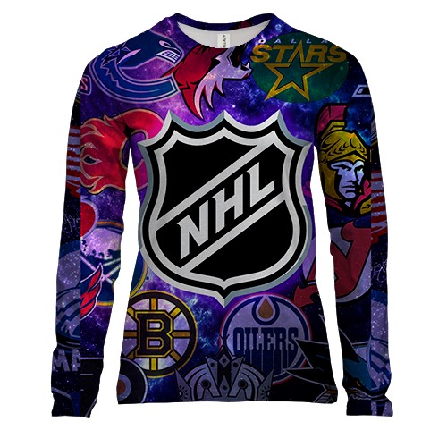 Женский 3D лонгслив NHL