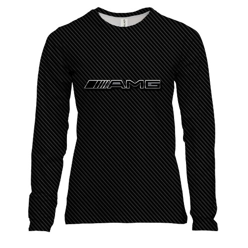 Женский 3D лонгслив Mercedes-Benz AMG