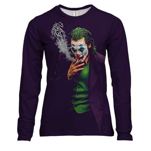 Жіночий 3D лонгслів Джокер з сигаретою