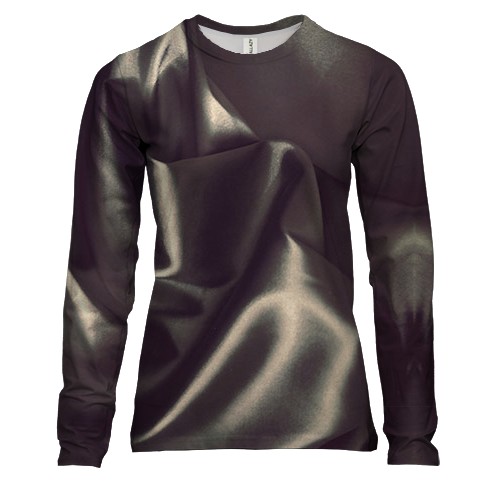Женский 3D лонгслив с шелковой тканью
