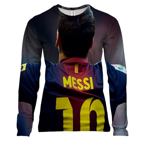 Женский 3D лонгслив Messi
