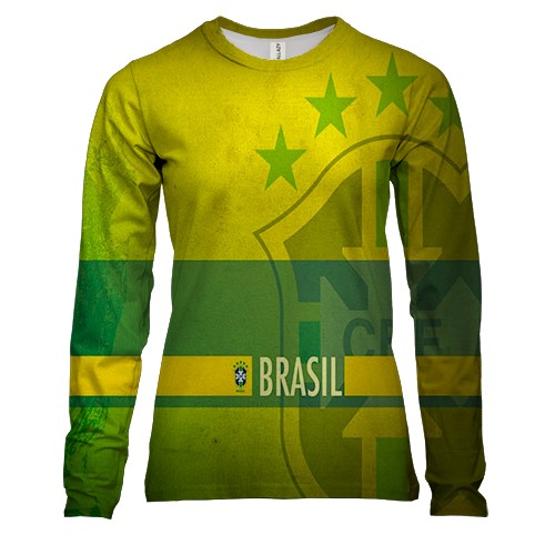 Женский 3D лонгслив CBF Brazil
