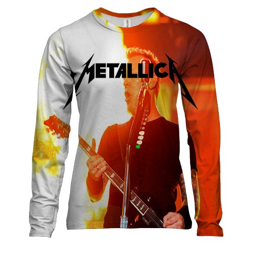 Женский 3D лонгслив Metallica (2)