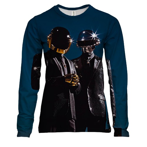 Жіночий 3D лонгслів Daft Punk (2)