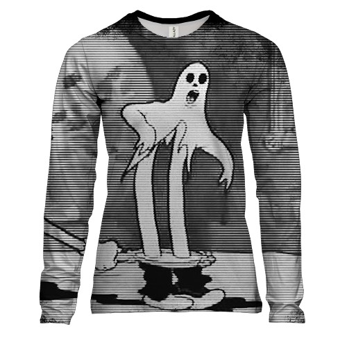 Жіночий 3D лонгслів з GHOSTEMANE - MERCURY