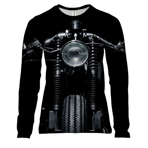 Жіночий 3D лонгслів з мотоциклом (Sons of Anarchy)
