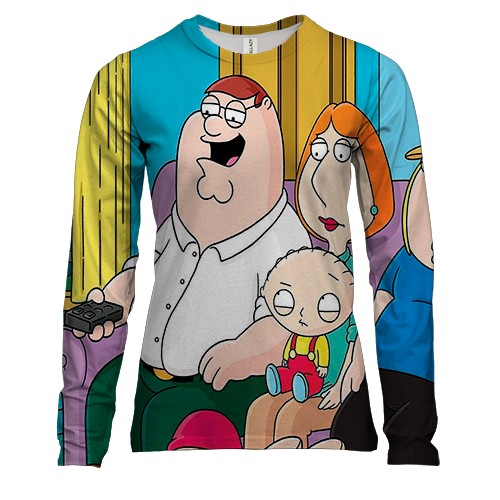 Женский 3D лонгслив Гриффины (Family Guy)