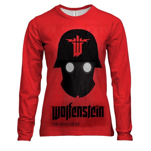 Женский 3D лонгслив Wolfenstein