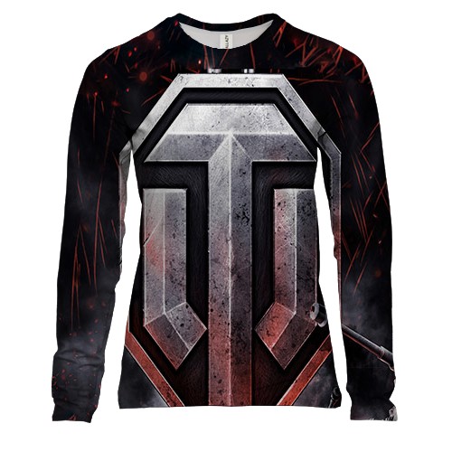 Жіночий 3D лонгслів World of Tanks