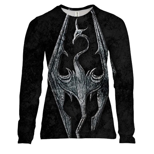 Женский 3D лонгслив Skyrim