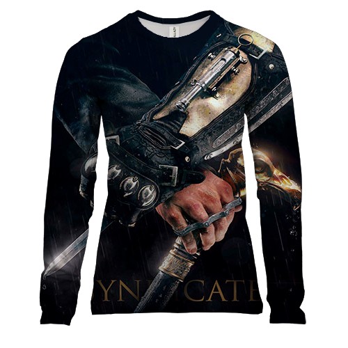 Женский 3D лонгслив с Джейкобом Фраем (Assassin