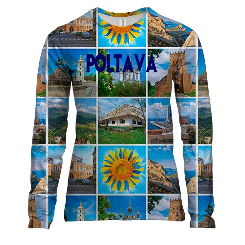 Жіночий 3D лонгслів Полтава