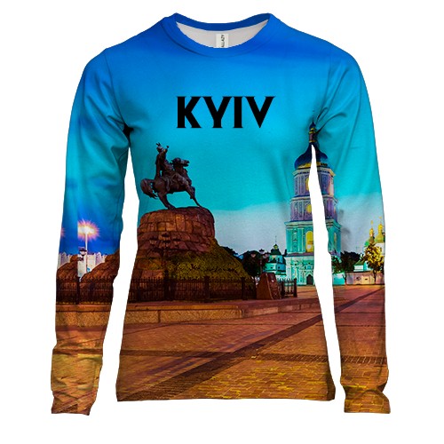Женский 3D лонгслив Киев