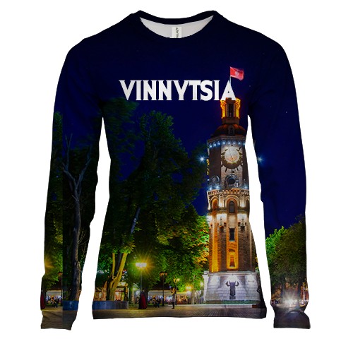 Женский 3D лонгслив Винница