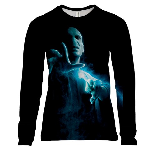 Женский 3D лонгслив Волан-де-Морт