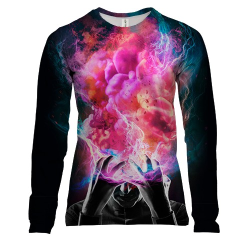 Женский 3D лонгслив Legion