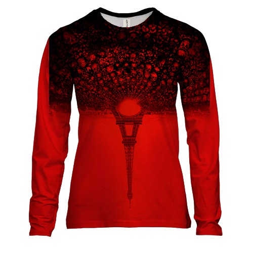 Женский 3D лонгслив As Above, So Below