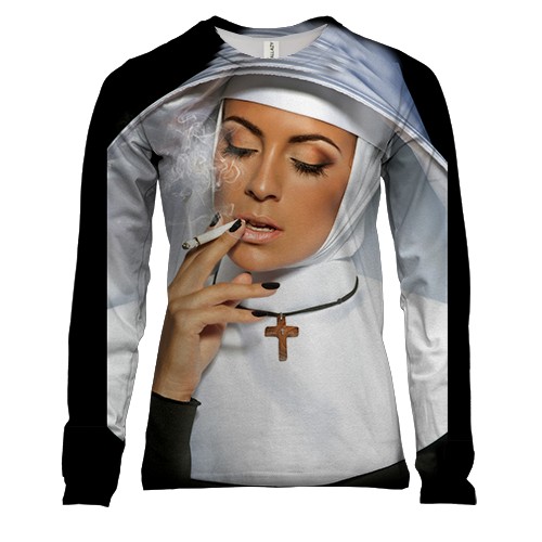 Женский 3D лонгслив Bad girl