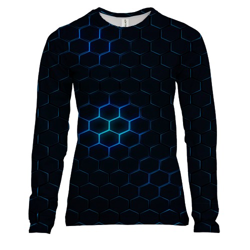 Женский 3D лонгслив Броня