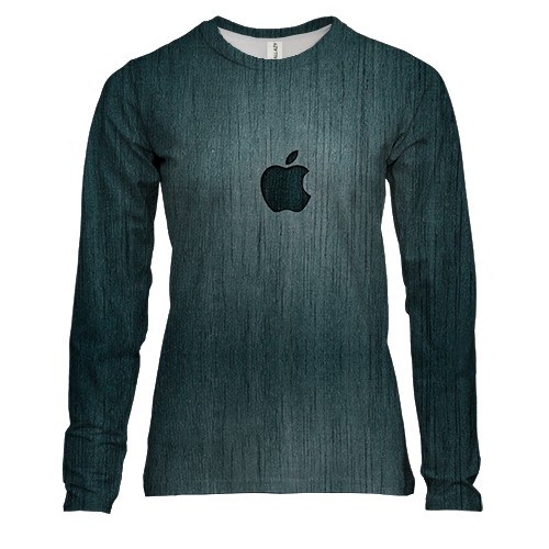 Женский 3D лонгслив Apple (дерево)